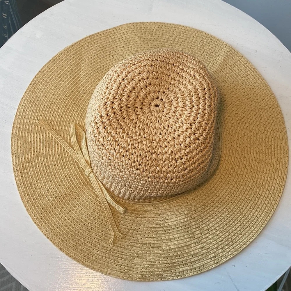 Wide  Brim Paper Straw Hat